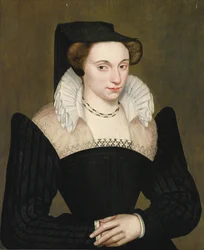 Portrait of a Lady in a Black Robe